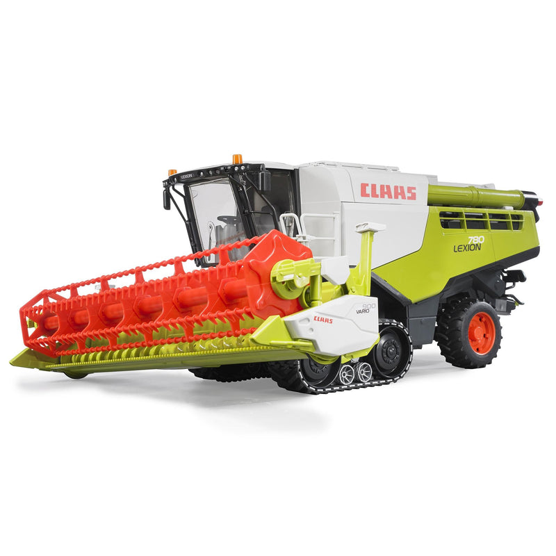 (B&D) 1/16 Claas Lexion 780 Terra Trac Combine with Header & Transporter by Bruder - Damaged Item