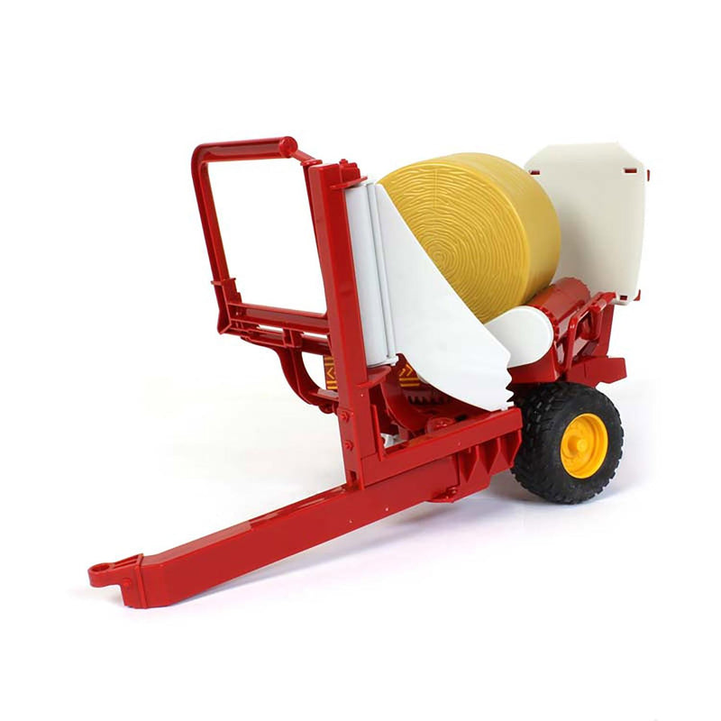 (B&D) 1/16 Bale Wrapper with Wrapped Bale & Unwrapped Bale by Bruder - Damaged Box