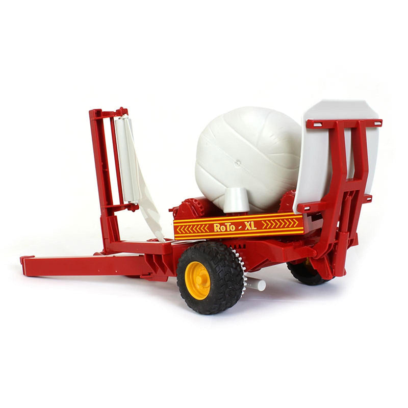 (B&D) 1/16 Bale Wrapper with Wrapped Bale & Unwrapped Bale by Bruder - Damaged Box