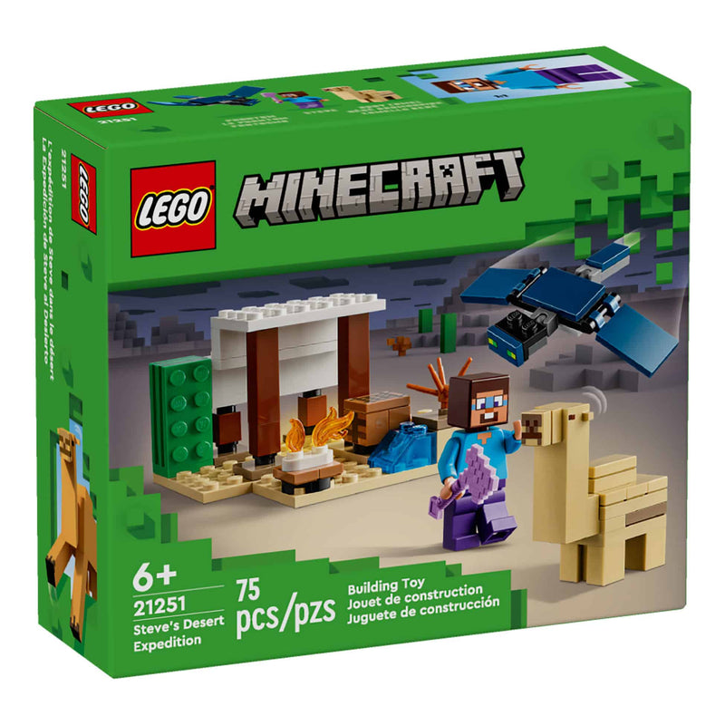 LEGO® Minecraft® Steve's Desert Expedition, 75 Pieces