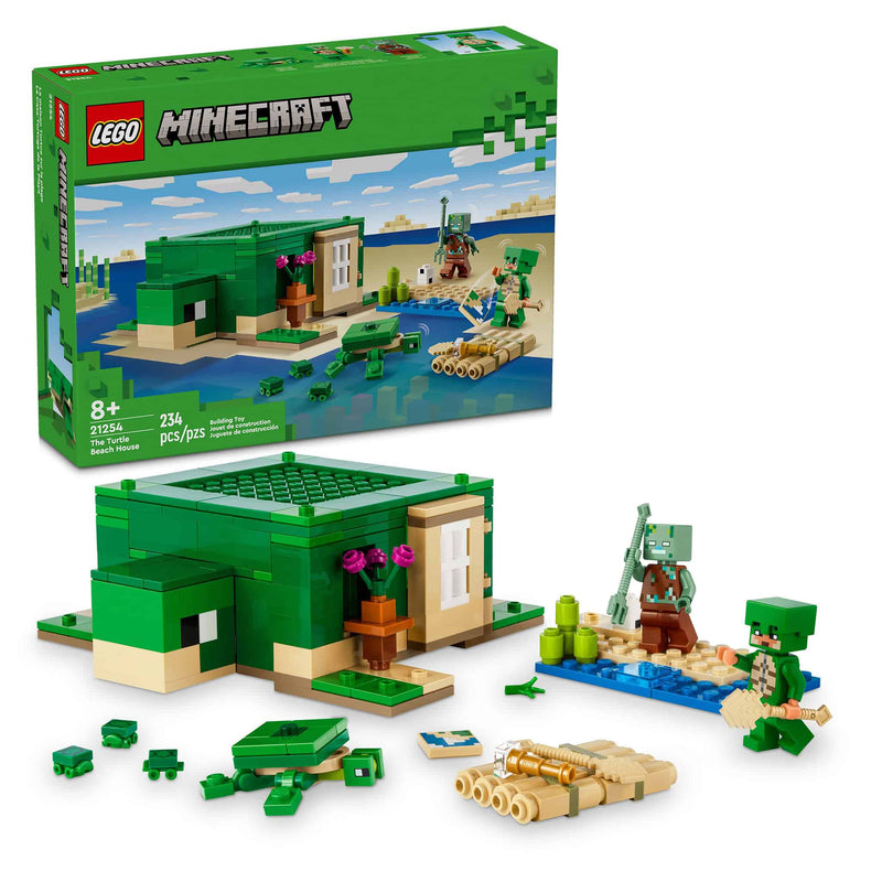 LEGO® Minecraft® The Turtle Beach House, 234 Pieces