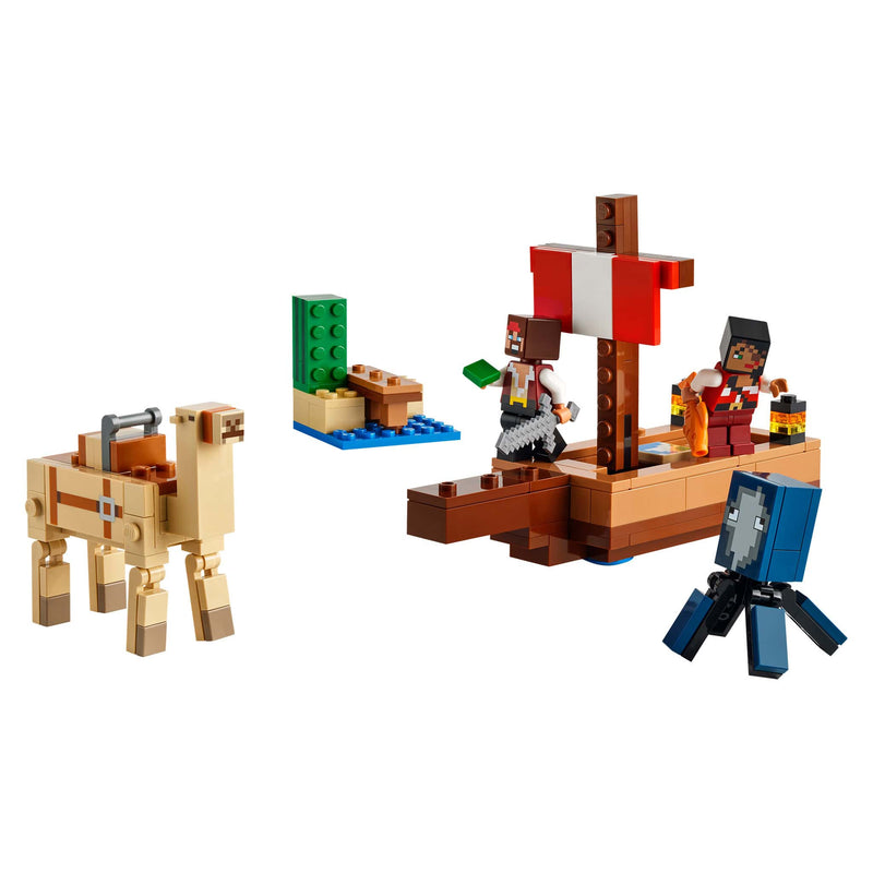 LEGO® Minecraft® The Pirate Ship Voyage, 166 Pieces