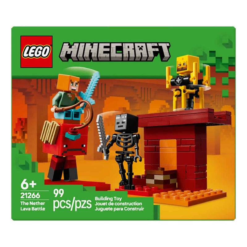 LEGO® Minecraft® The Nether Lava Battle, 99 Pieces