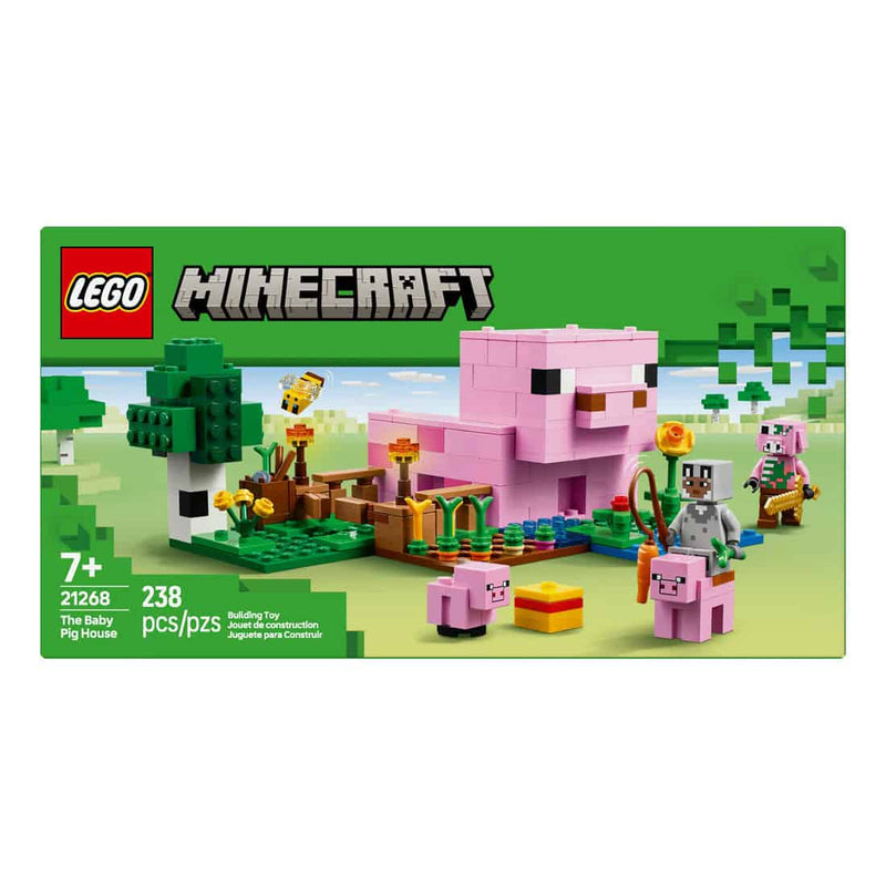 LEGO® Minecraft® The Baby Pig House, 238 Pieces