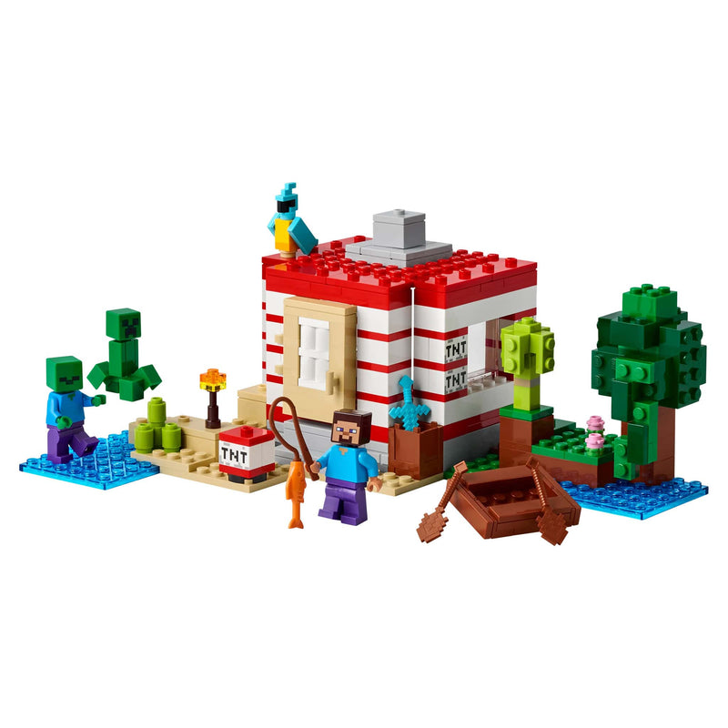 LEGO® Minecraft® The TNT Jungle House, 287 Pieces