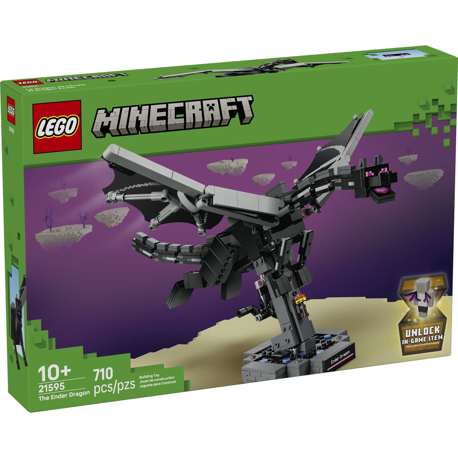 LEGO® Minecraft® The Ender Dragon Building Set, 710 Pieces