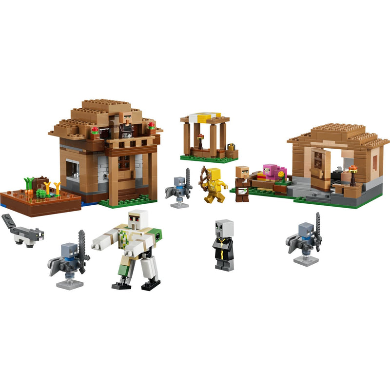 LEGO® Minecraft® The Evoker Village Attack Building Set, 607 Pieces