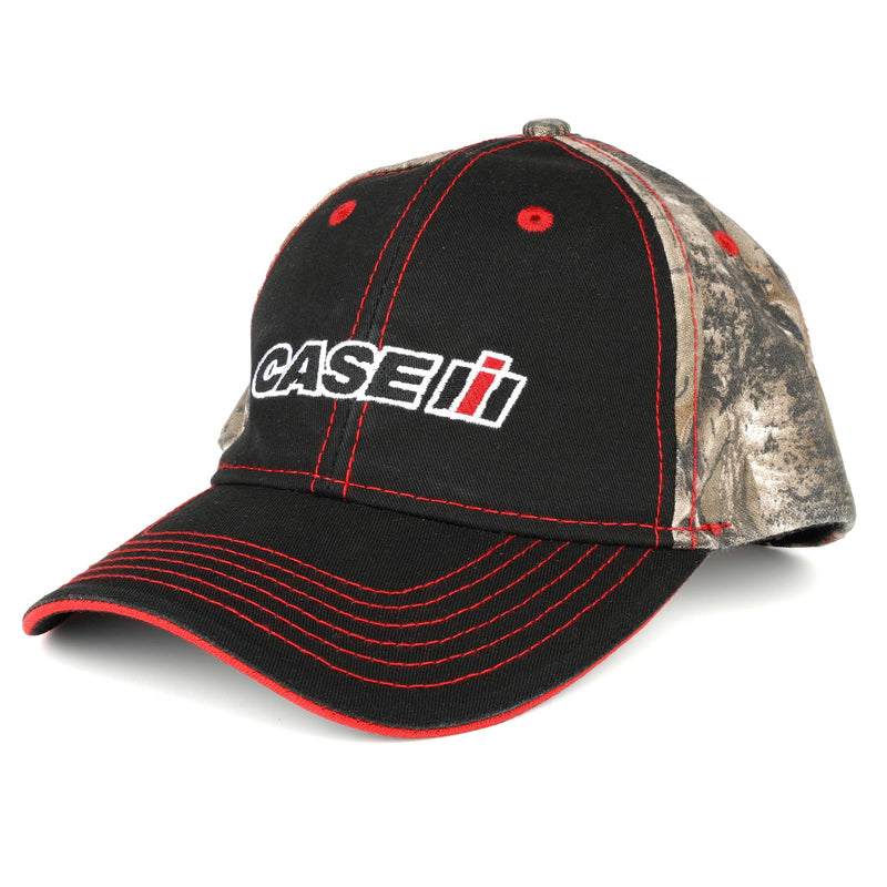 International Harvester IH Black Cap with Realtree APX Back