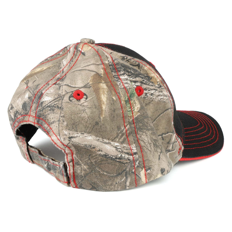 International Harvester IH Black Cap with Realtree APX Back