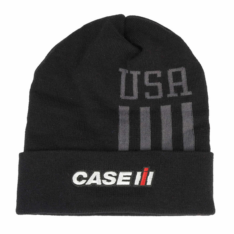 Case IH USA Black Knit Beanie Hat