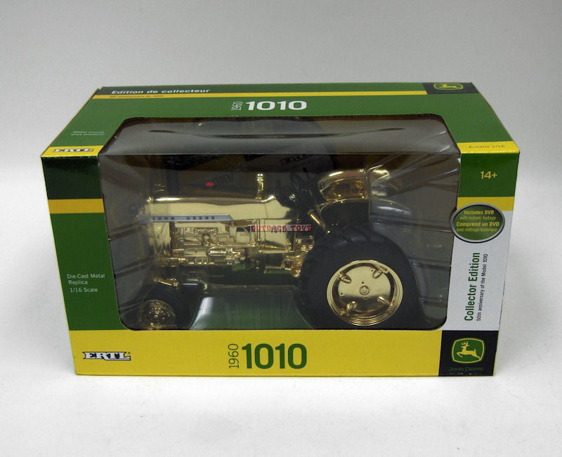 Gold Chase Unit ~ 1/16 John Deere 1010 Row Crop Utility with Bonus DVD, 50th Anniversary Edition