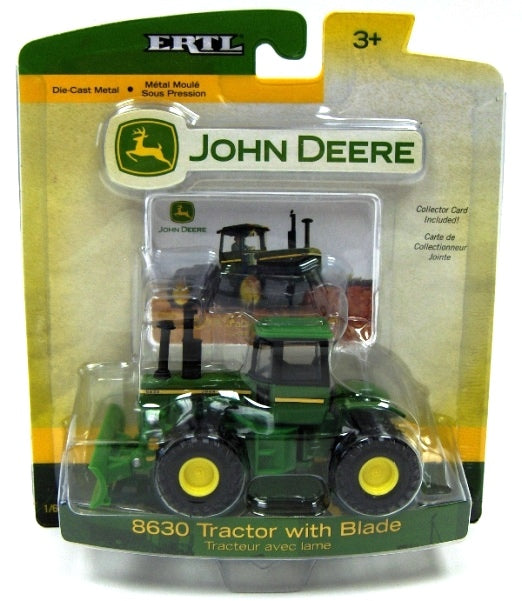 1/64 John Deere 8630 with Duals and Blade by ERTL