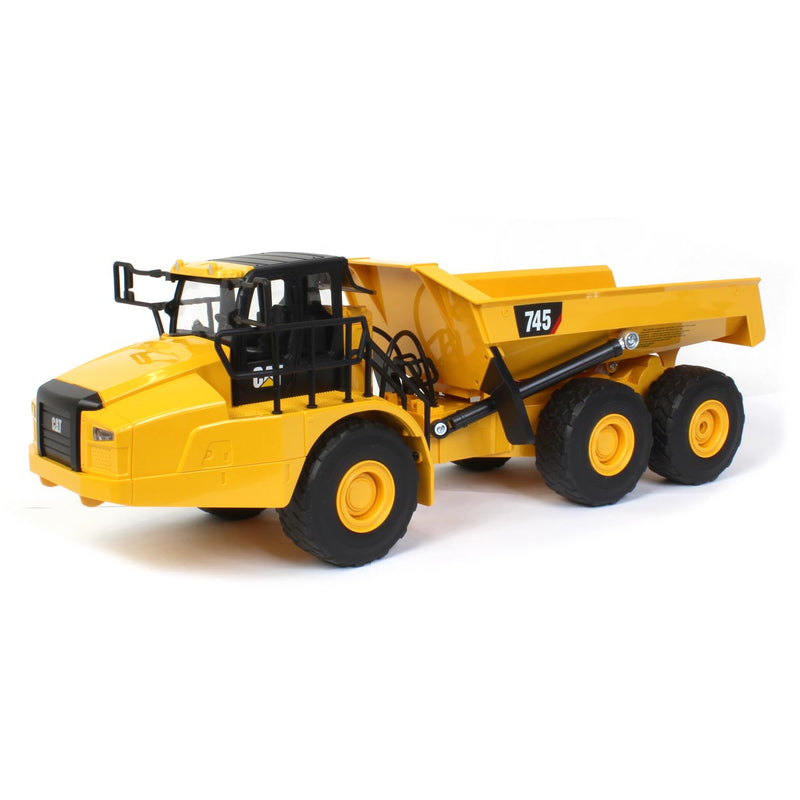 (B&D) 1/24 Radio Control Caterpillar 745 Articulated Truck, Made of Durable Plastic - Damaged Item