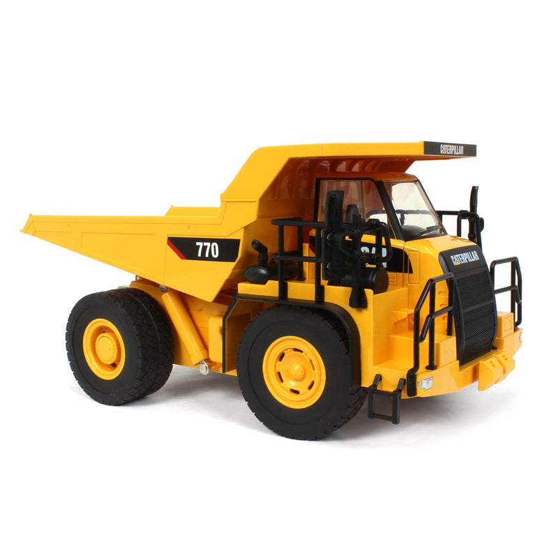 (B&D) 1/24 Radio Control Caterpillar 770 Mining Truck, Made of Durable Plastic - Damaged Item