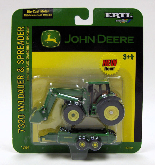 1/64 John Deere 7320 with Loader & Spreader