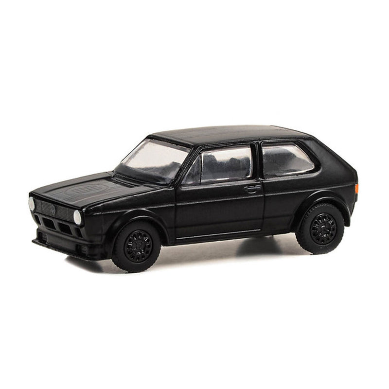 (B&D) 1/64 1980 Volkswagen Rabbit Widebody, Black Bandit Series 28 - Damaged Box