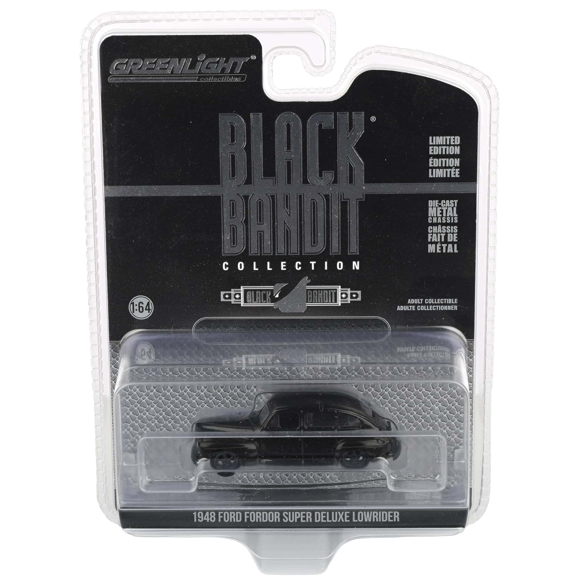 1/64 1948 Ford Fordor Super Deluxe Lowrider, Black Bandit Series