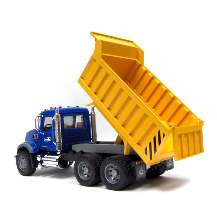 (B&D) 1/16 MACK Granite Dump Truck by Bruder - Damaged Item