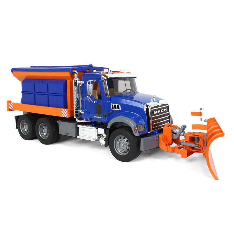 (B&D) 1/16 Mack Granite Winter Service Snow Plow Truck by Bruder Damaged Box