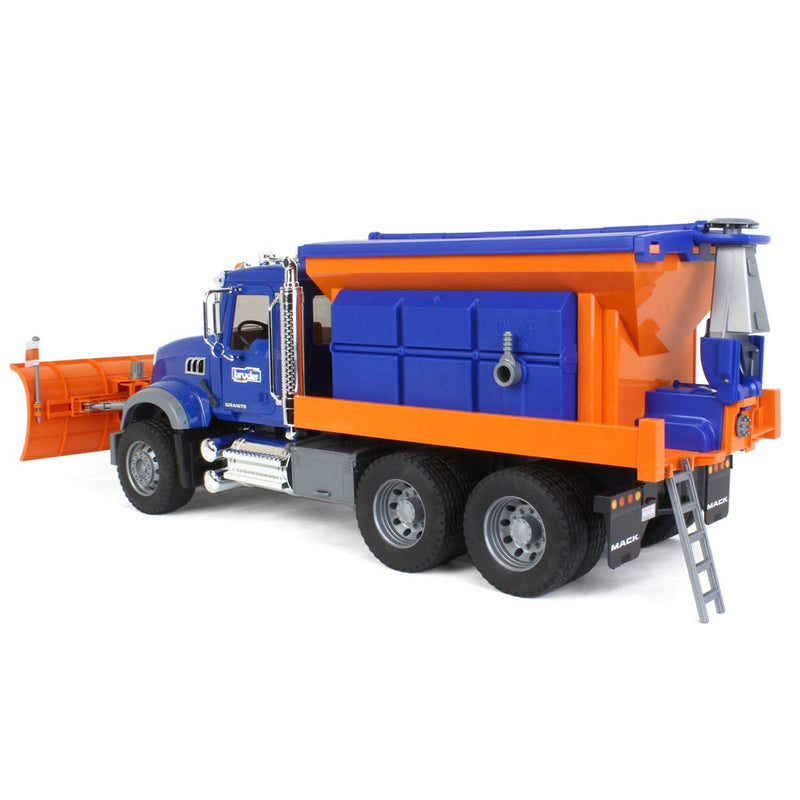 (B&D) 1/16 Mack Granite Winter Service Snow Plow Truck by Bruder Damaged Box