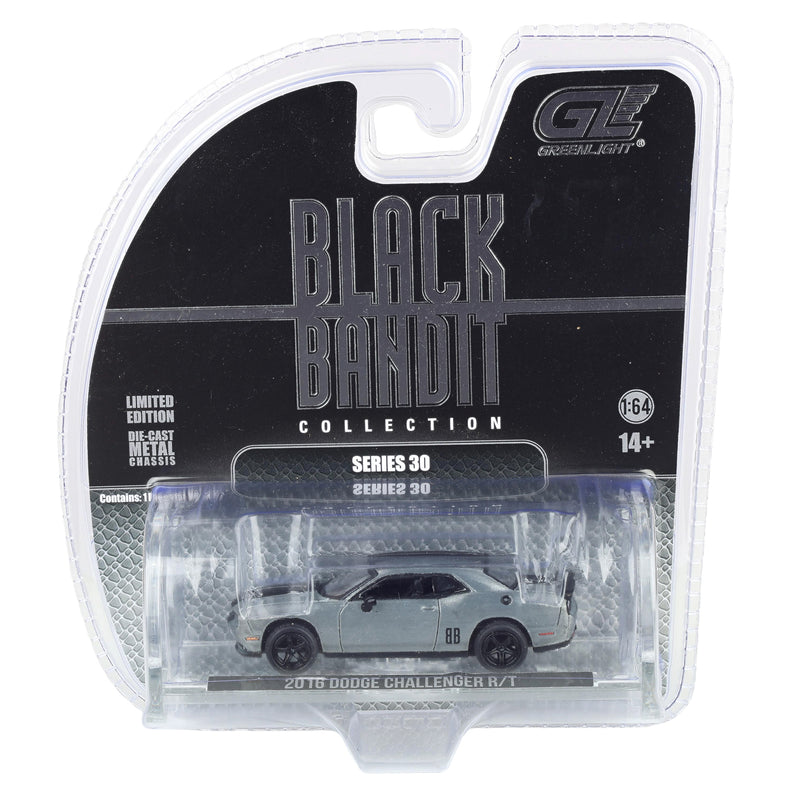 Raw Chase Unit ~ 1/64 2016 Dodge Challenger R-T Hemi, Black Bandit Series 30