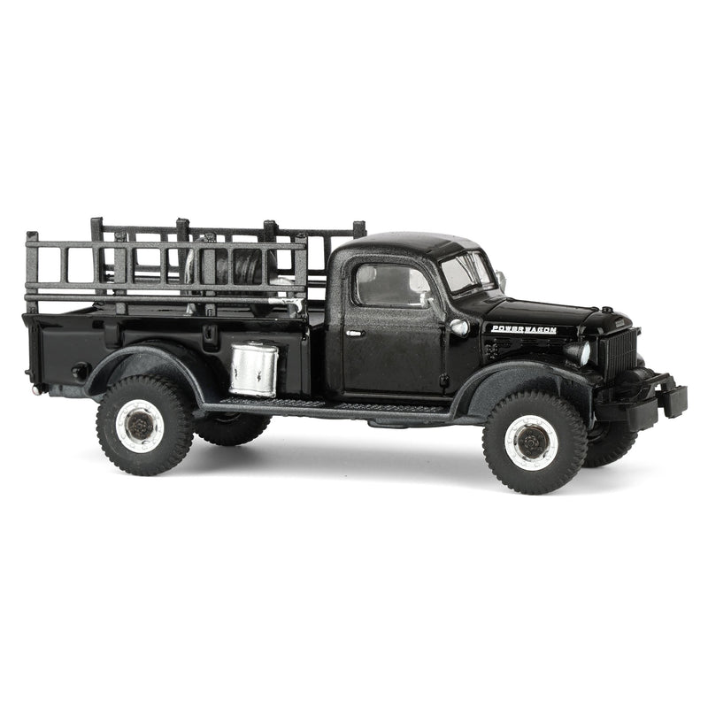 (B&D) 1/64 1946 Dodge Power Wagon Fire Truck, Black Bandit Series 30 - Damaged Box