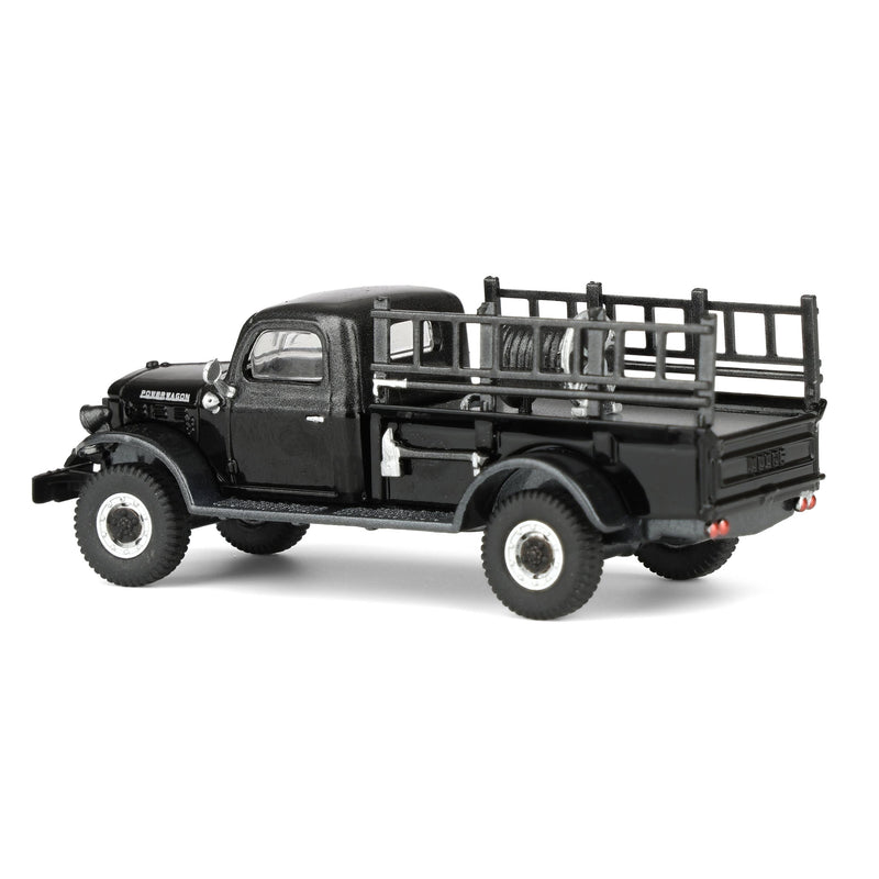 (B&D) 1/64 1946 Dodge Power Wagon Fire Truck, Black Bandit Series 30 - Damaged Box