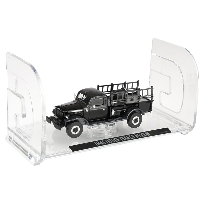 (B&D) 1/64 1946 Dodge Power Wagon Fire Truck, Black Bandit Series 30 - Damaged Box