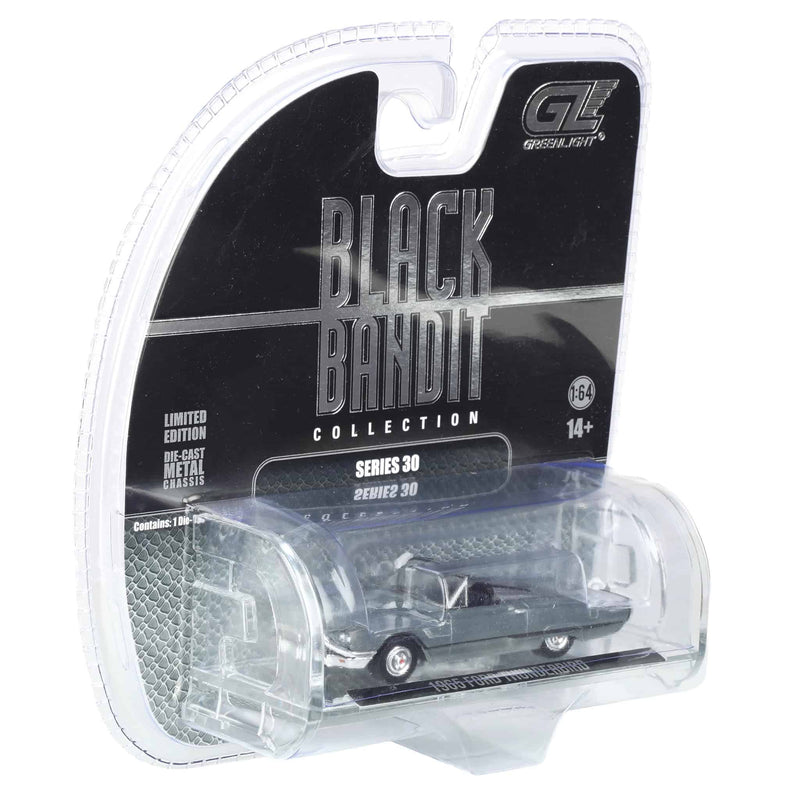 Raw Chase Unit ~ 1/64 1965 Ford Thunderbird with Tonneau Cover, Black Bandit Series 30