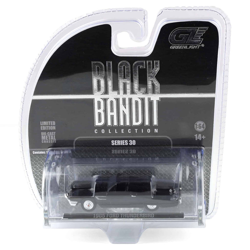 1/64 1965 Ford Thunderbird with Tonneau Cover, Black Bandit Series 30