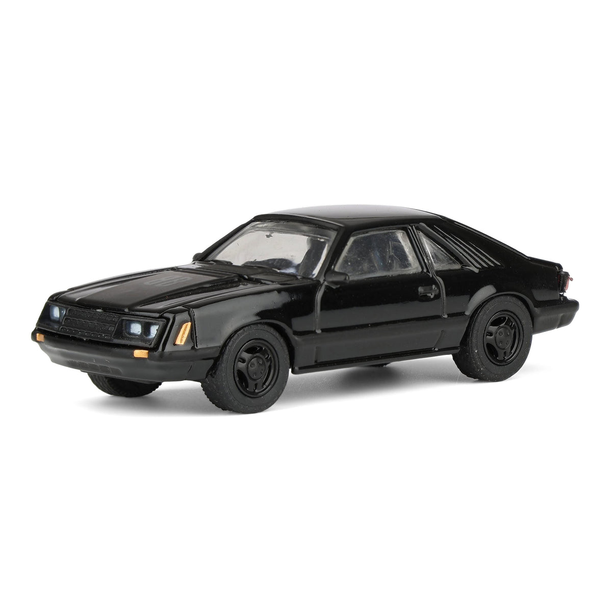 1/64 1979 Ford Mustang Fastback, Black Bandit Series 30 — Outback Toys