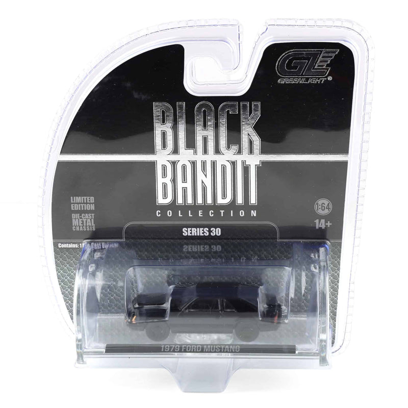 1/64 1979 Ford Mustang Fastback, Black Bandit Series 30