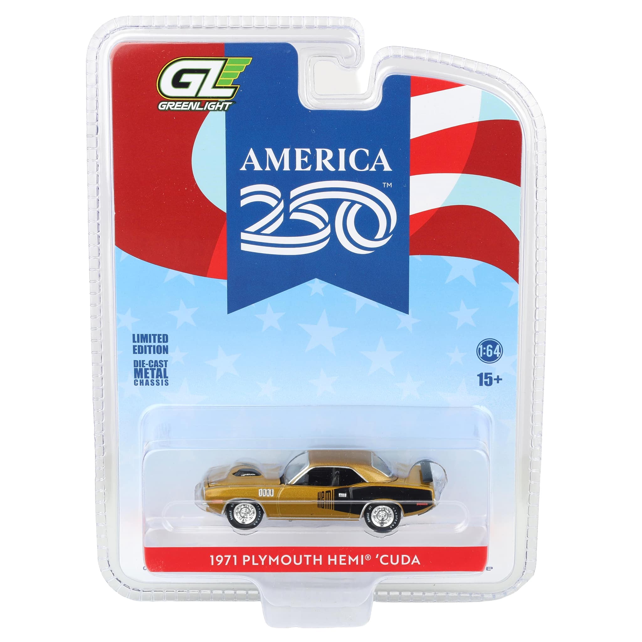 1/64 1971 Plymouth Hemi Cuda America 250 Edition, The Anniversary