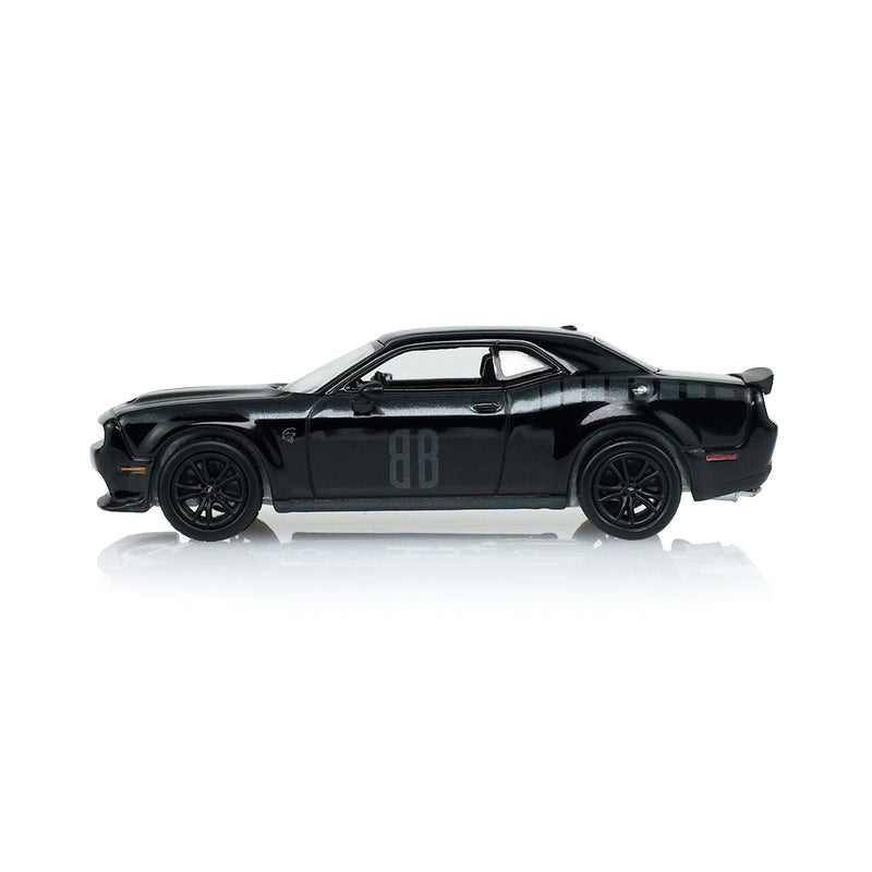 1/64 2017 Dodge Challenger, SXT Plus Coupe, Black Bandit Series 31