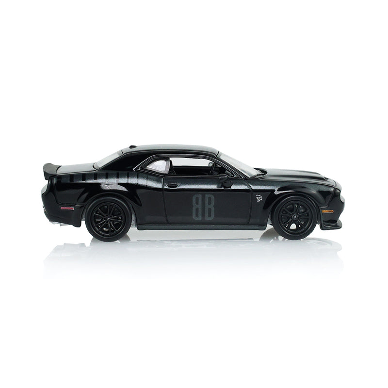 1/64 2017 Dodge Challenger, SXT Plus Coupe, Black Bandit Series 31