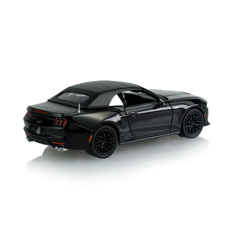1/64 2024 Ford Mustang GT Convertible, Black Bandit Series 31