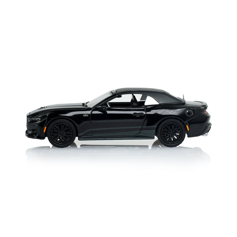 1/64 2024 Ford Mustang GT Convertible, Black Bandit Series 31