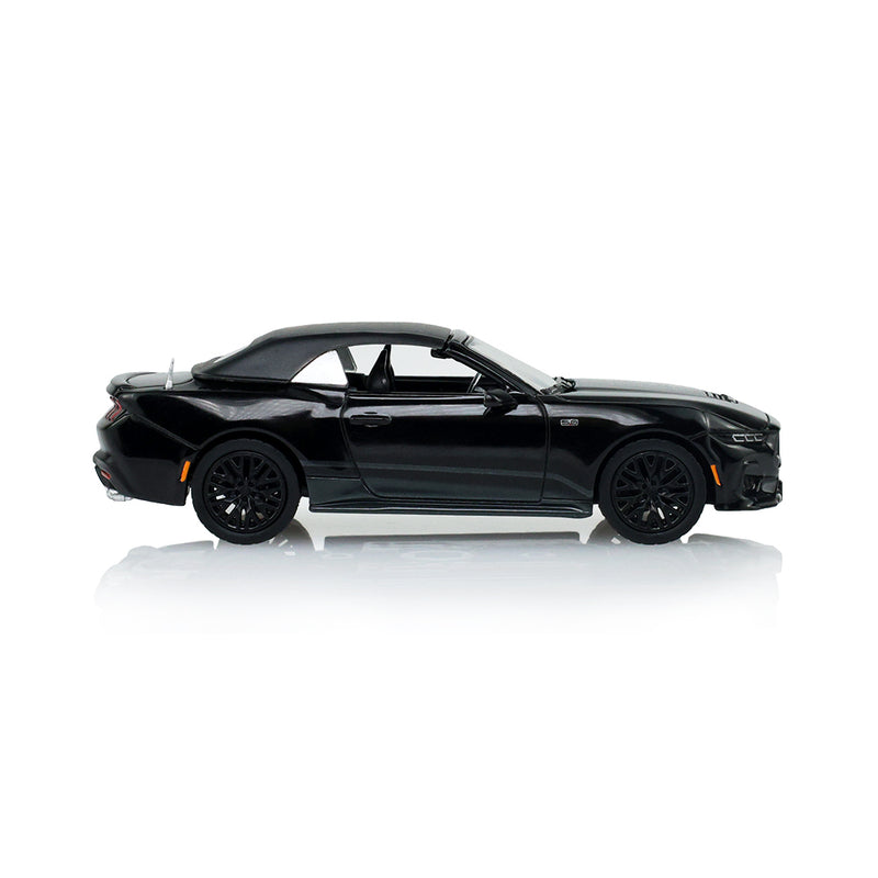 1/64 2024 Ford Mustang GT Convertible, Black Bandit Series 31