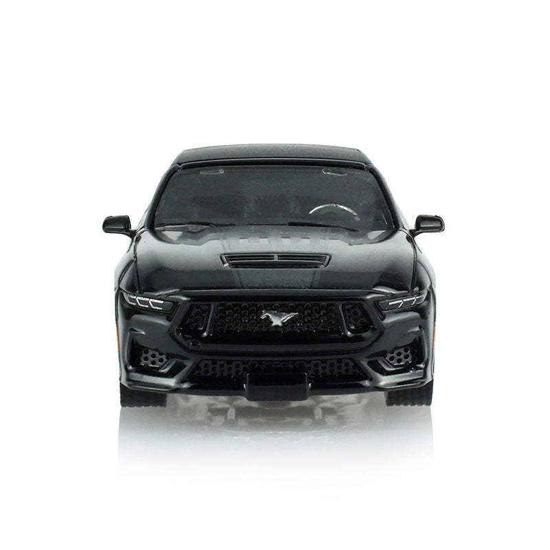 1/64 2024 Ford Mustang GT Convertible, Black Bandit Series 31