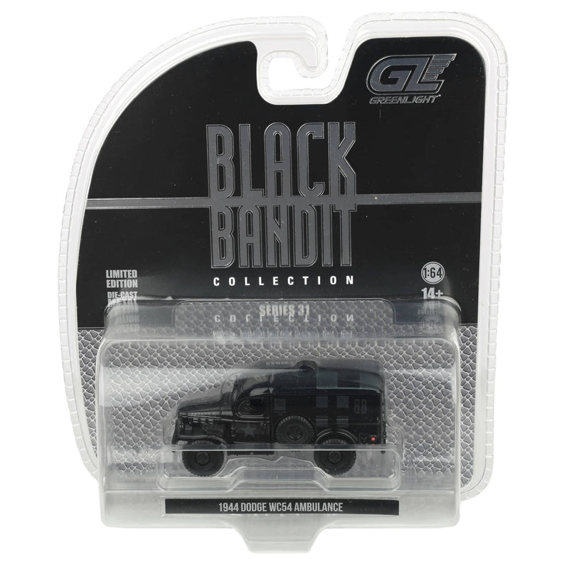 1/64 Dodge WC54 Ambulance, Black Bandit Series 31