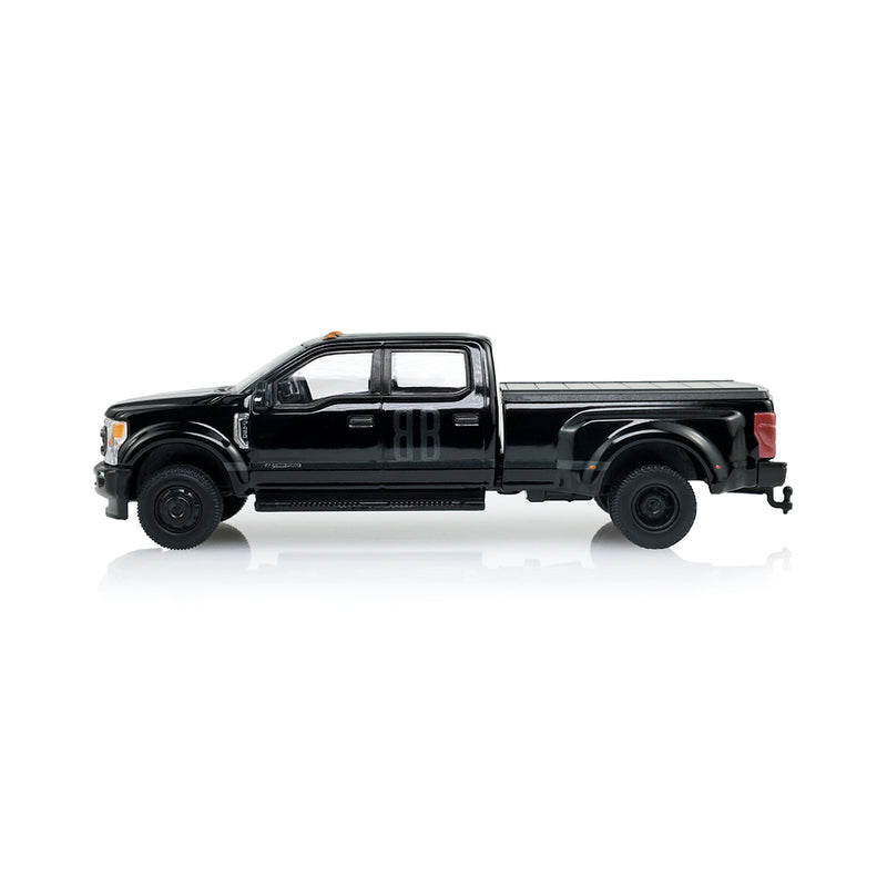1/64 2020 Ford F-450 XL Super Duty Pickup Truck, Black Bandit Series 31