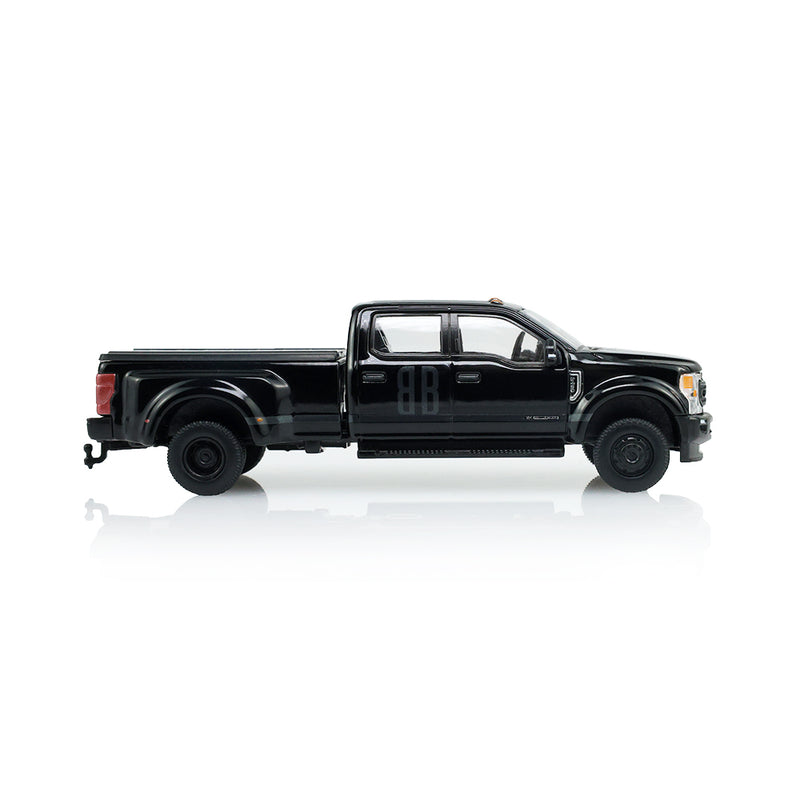 1/64 2020 Ford F-450 XL Super Duty Pickup Truck, Black Bandit Series 31