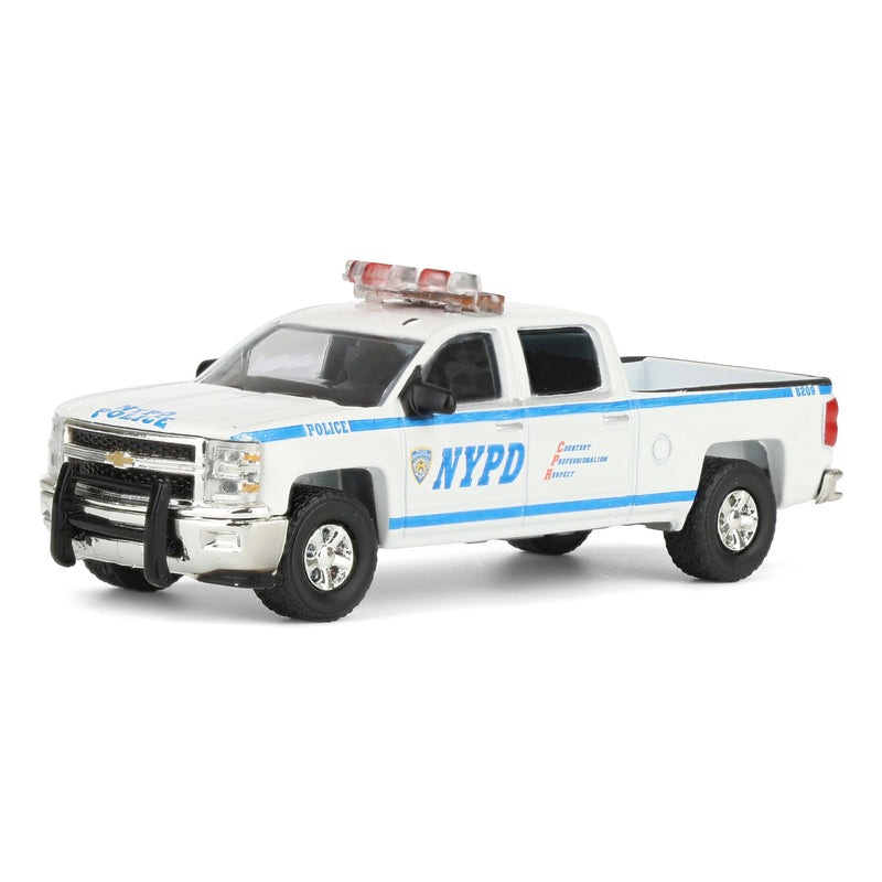 1/64 2015 Chevrolet Silverado by GreenLight Collectibles, New York City Police Dept (NYPD)