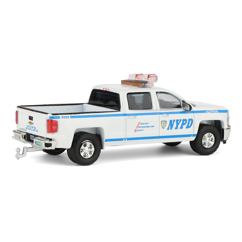 1/64 2015 Chevrolet Silverado by GreenLight Collectibles, New York City Police Dept (NYPD)