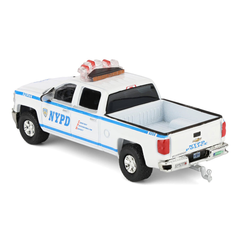 1/64 2015 Chevrolet Silverado by GreenLight Collectibles, New York City Police Dept (NYPD)