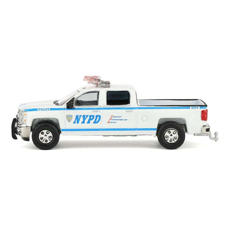1/64 2015 Chevrolet Silverado by GreenLight Collectibles, New York City Police Dept (NYPD)