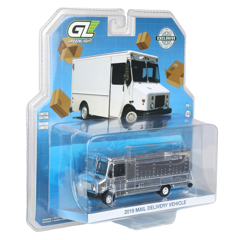 Gray Chrome Chase Unit ~ 1/64 2019 Mail Delivery Vehicle