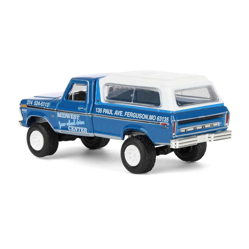 1/64 1974 Ford F-250 Pickup Truck with Camper Shell, Midwest 4WD Center