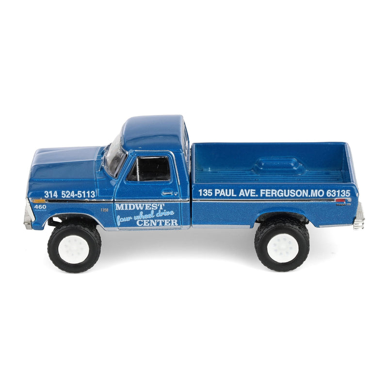 1/64 1974 Ford F-250 Pickup Truck with Camper Shell, Midwest 4WD Center