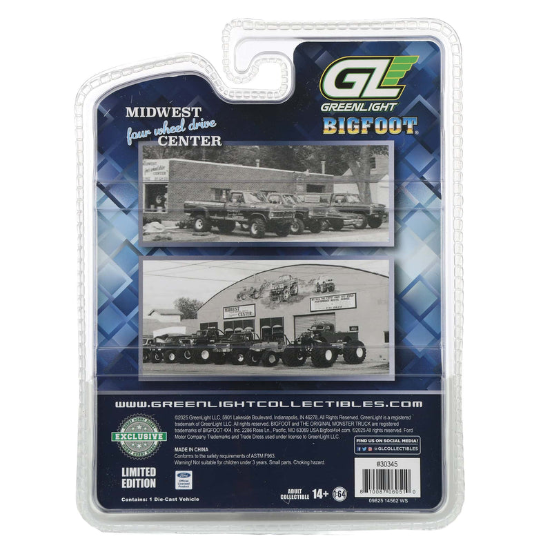 1/64 1974 Ford F-250 Pickup Truck with Camper Shell, Midwest 4WD Center